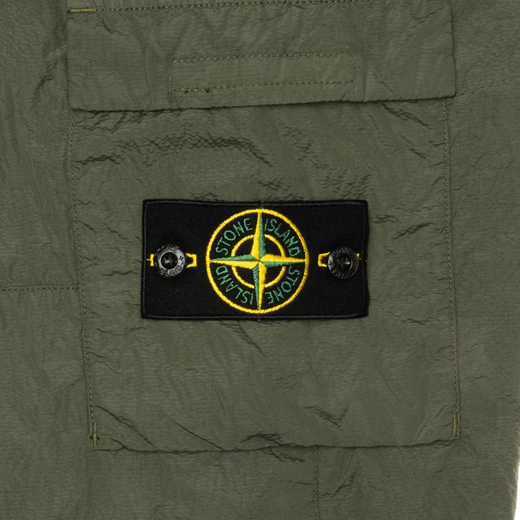 Seersucker-TC Cargo Pants - Olive Green