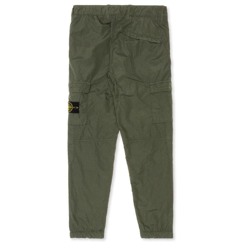 Seersucker-TC Cargo Pants - Olive Green