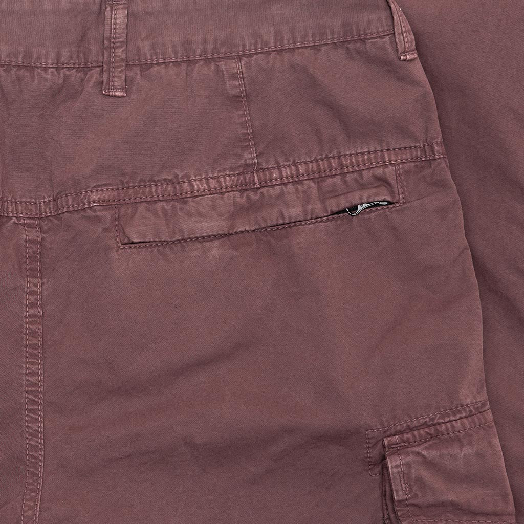Slim Fit Cargo Pants - Faded Mahogany