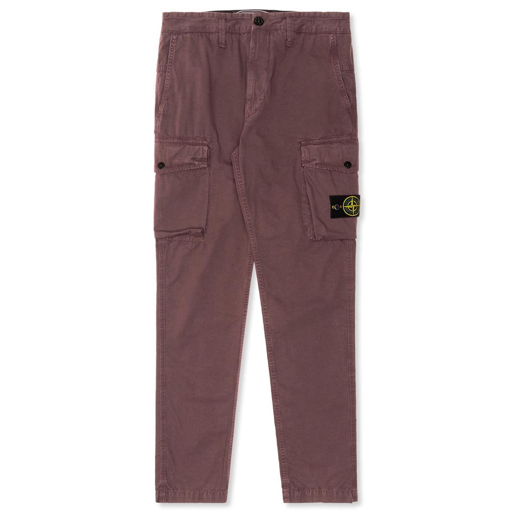 Slim Fit Cargo Pants - Faded Mahogany