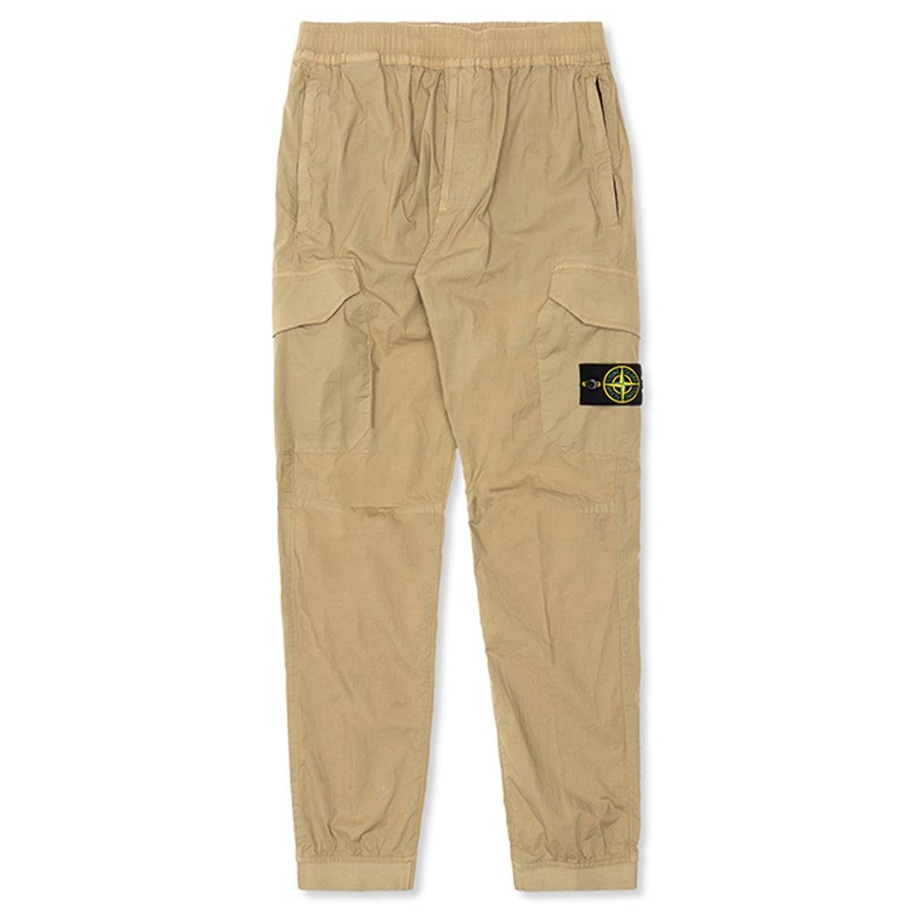 Stretch Cargo Pants - Dark Beige