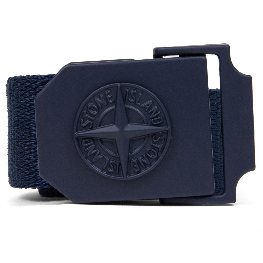 Woven Logo Belt - Ink Blue