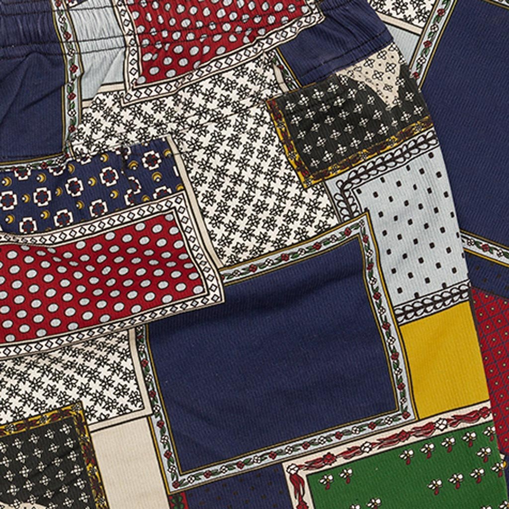 Patchwork Cord Beach Pant - Multi