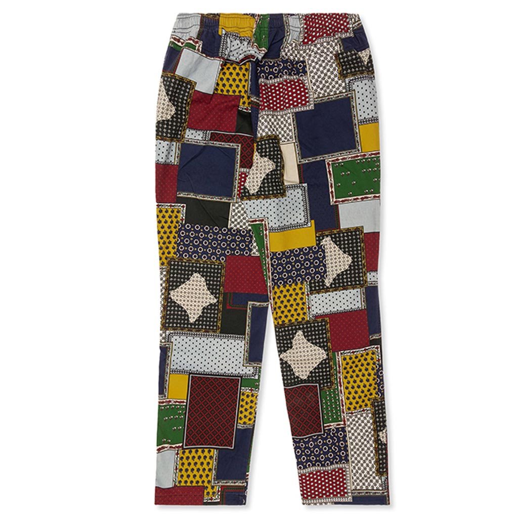 Patchwork Cord Beach Pant - Multi