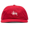Stock Low Pro Cap - Red