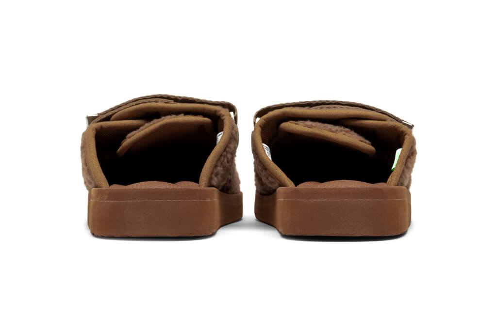 Sherpa Fleece Sliders - Brown