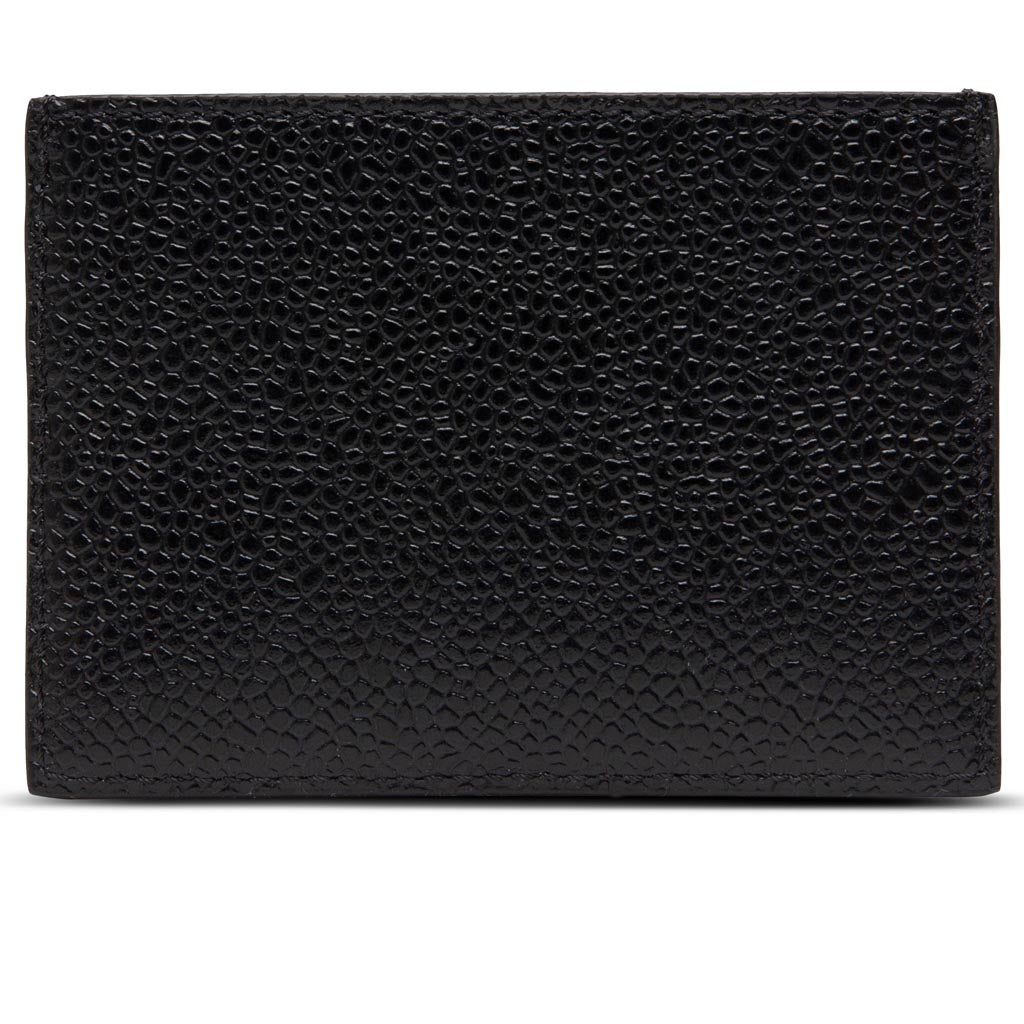 Intarsia Stripe Money Clip - Black