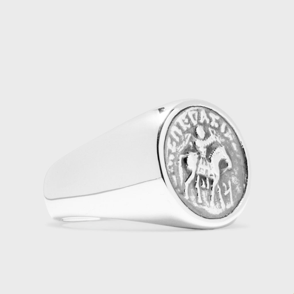 Coin Ring - 925 Sterling Silver