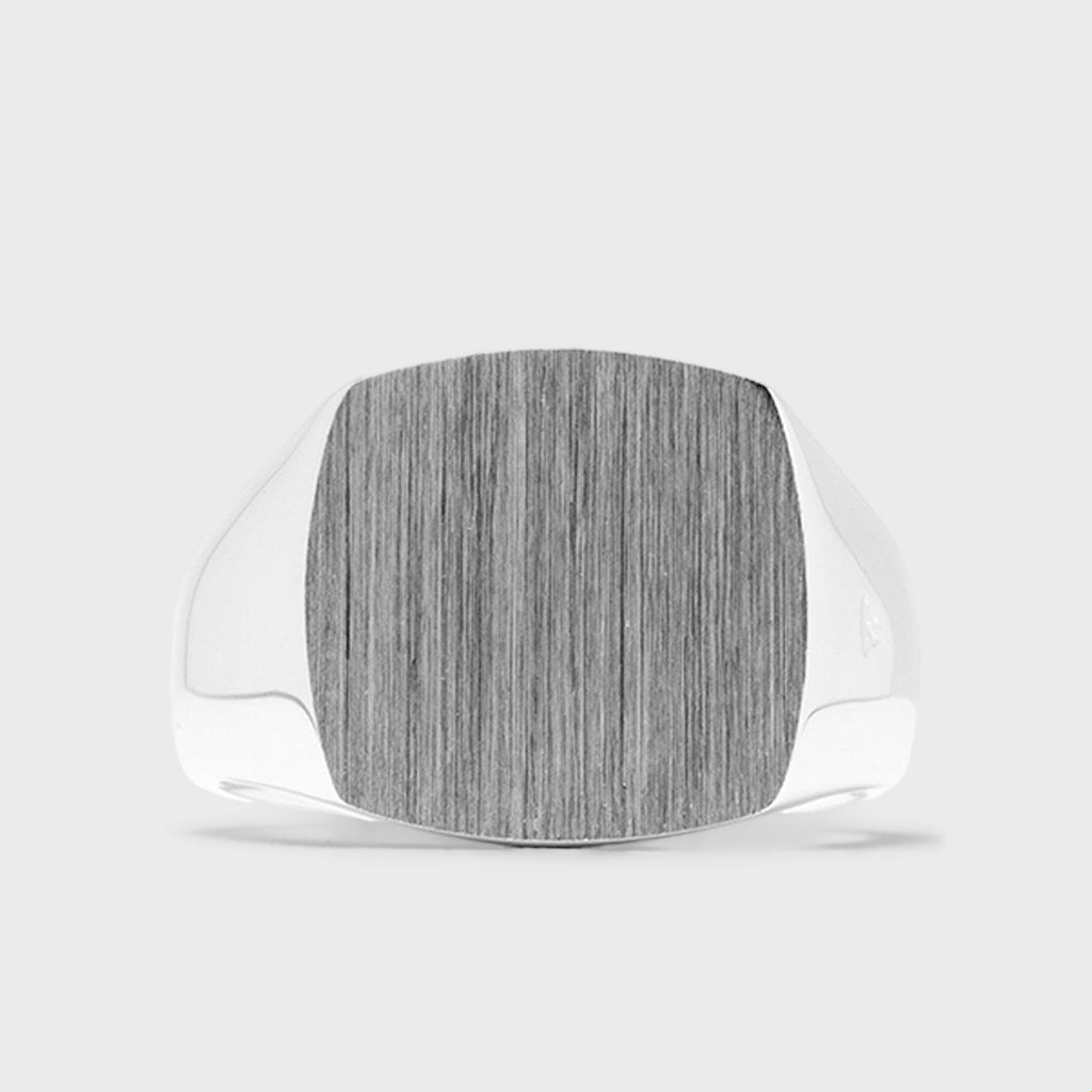 Cushion Satin - 925 Sterling Silver