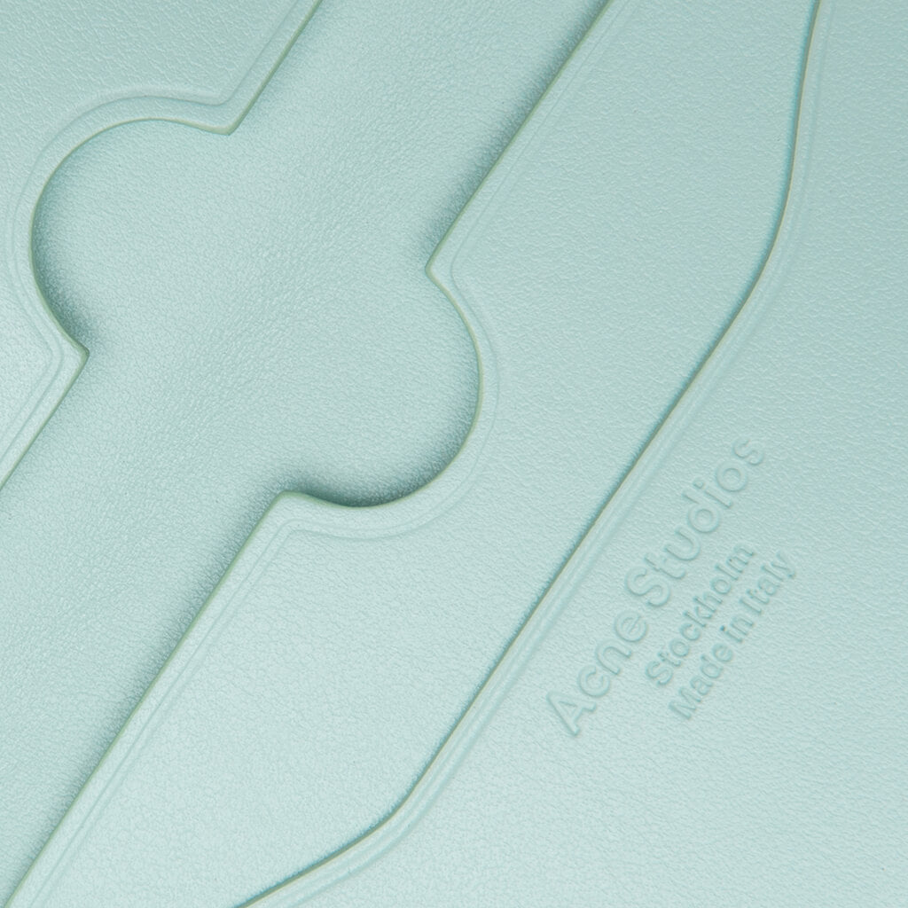 Folded Card Holder - Pastel Green