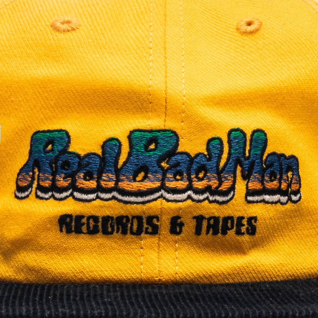 Records & Tapes 6 Panel Cap - Yellow