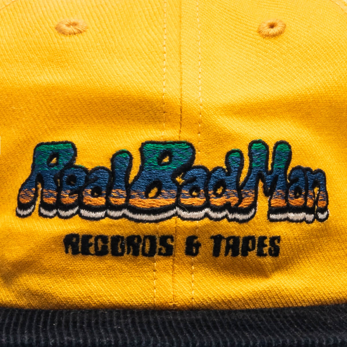 Records & Tapes 6 Panel Cap - Yellow