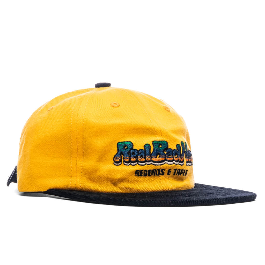 Records & Tapes 6 Panel Cap - Yellow