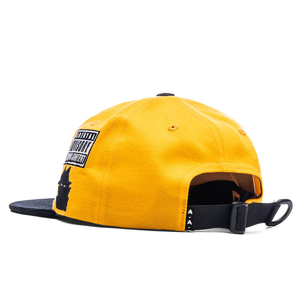 Records & Tapes 6 Panel Cap - Yellow