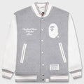 Bape Varsity Jacket - Grey