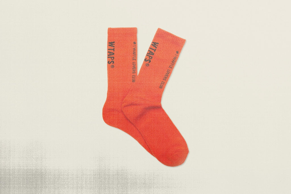 Coordinates Crew Socks (6.5-9) - Mandarin Red