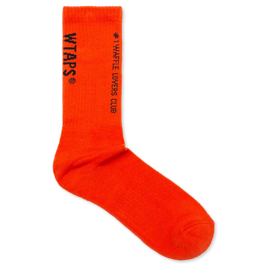 Coordinates Crew Socks (9.5-13) - Mandarin Red