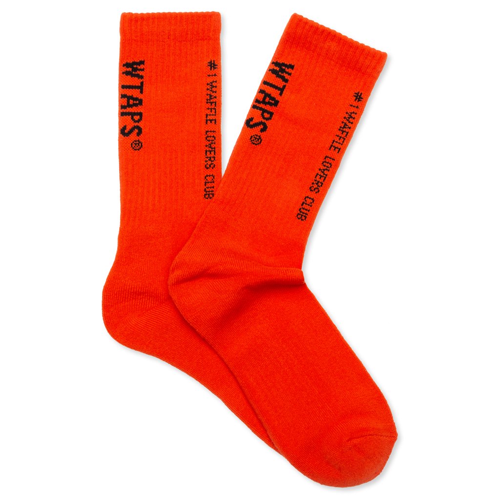 Coordinates Crew Socks (9.5-13) - Mandarin Red