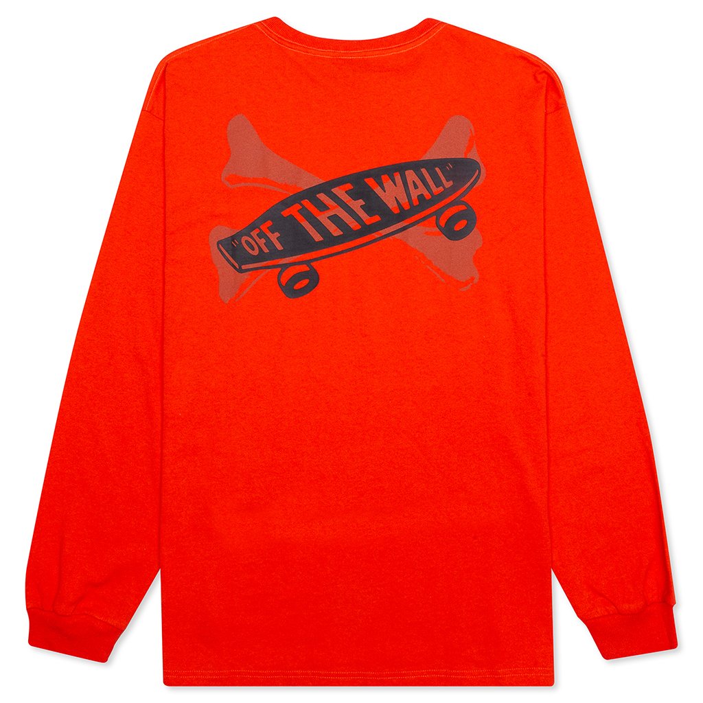 L/S Tee - Mandarin Red