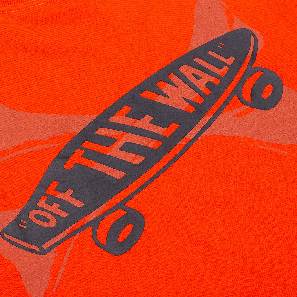 L/S Tee - Mandarin Red