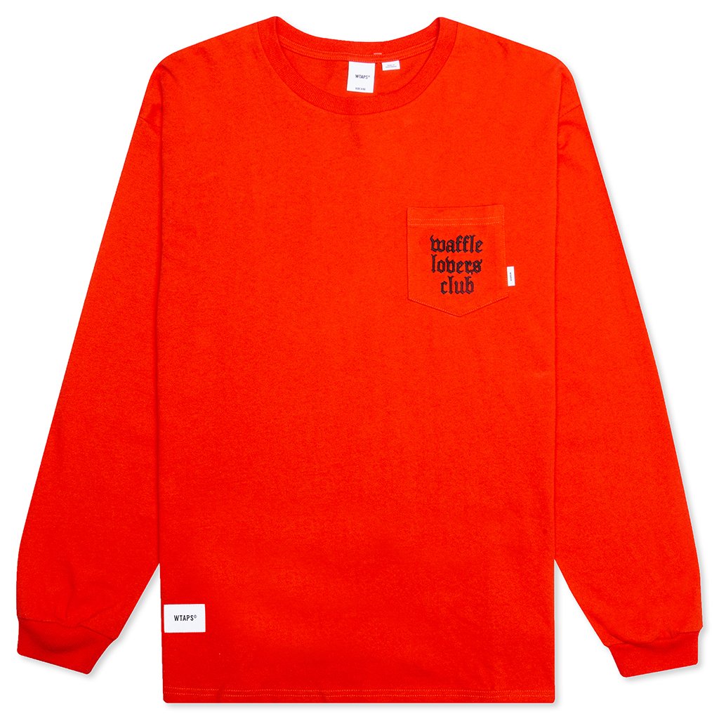 L/S Tee - Mandarin Red