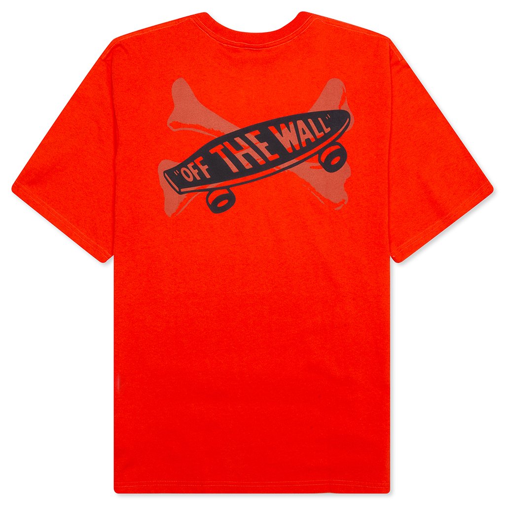 S/S Tee - Mandarin Red