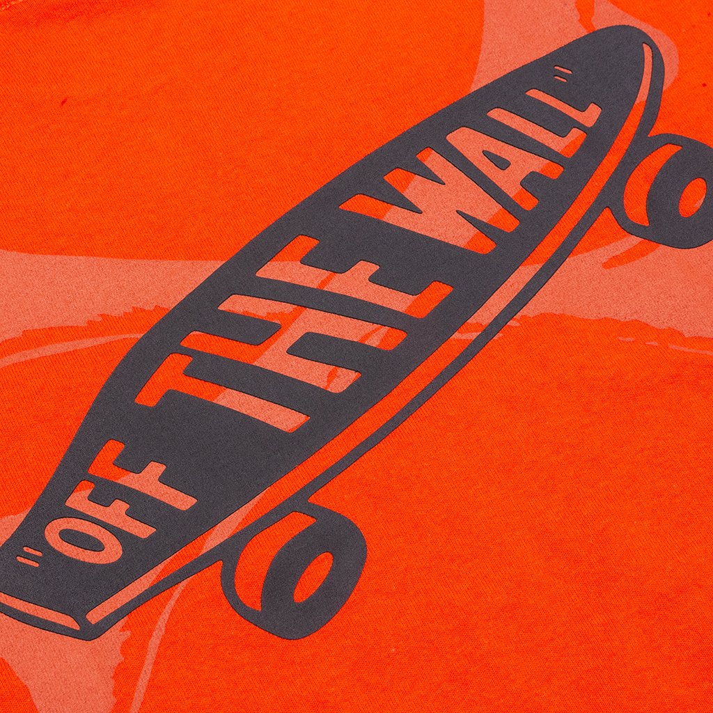 S/S Tee - Mandarin Red