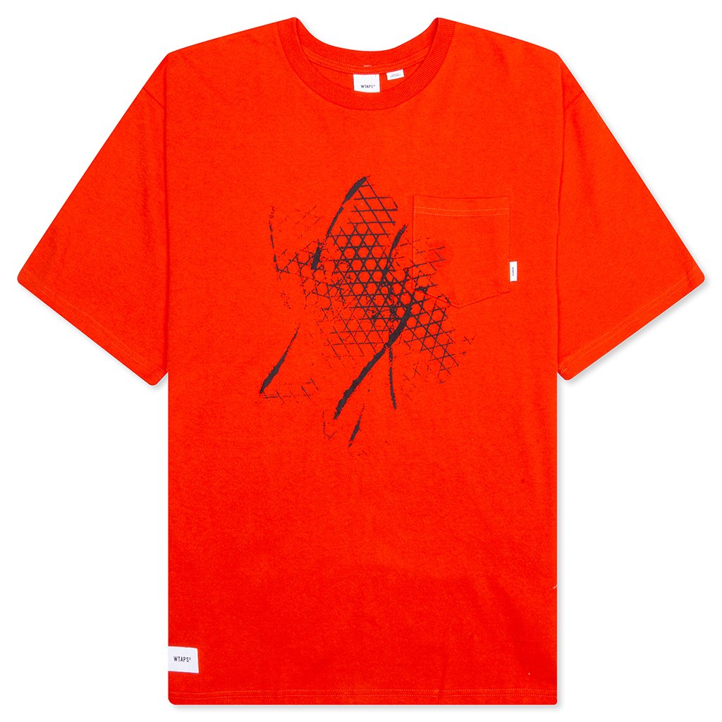 S/S Tee - Mandarin Red