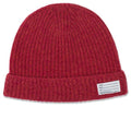 Wool Knit Beanie - Red