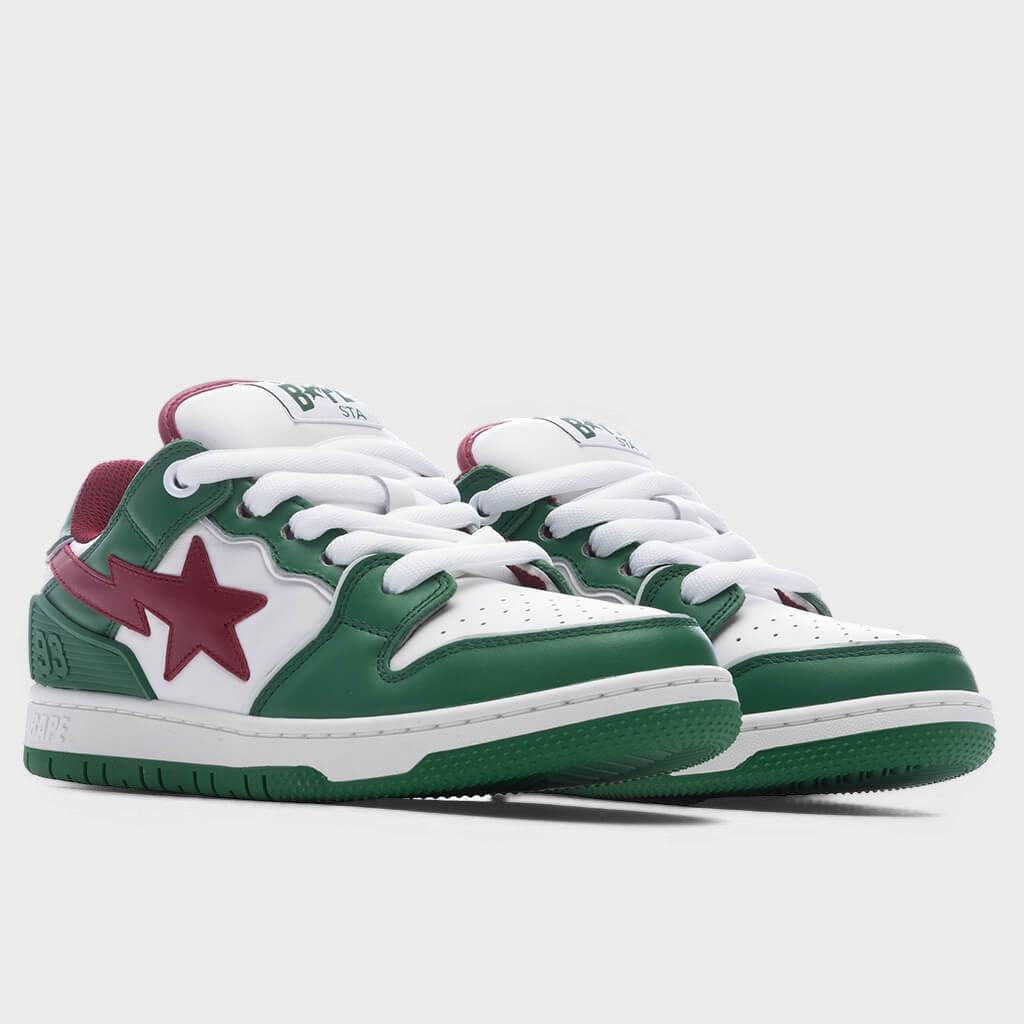 Women's New Bape SK8 STA #1 - Green