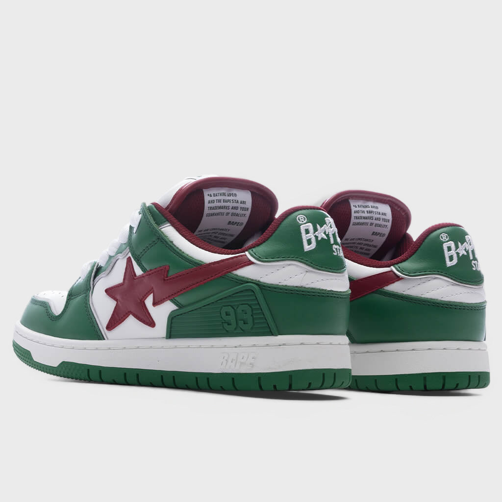 Women's New Bape SK8 STA #1 - Green