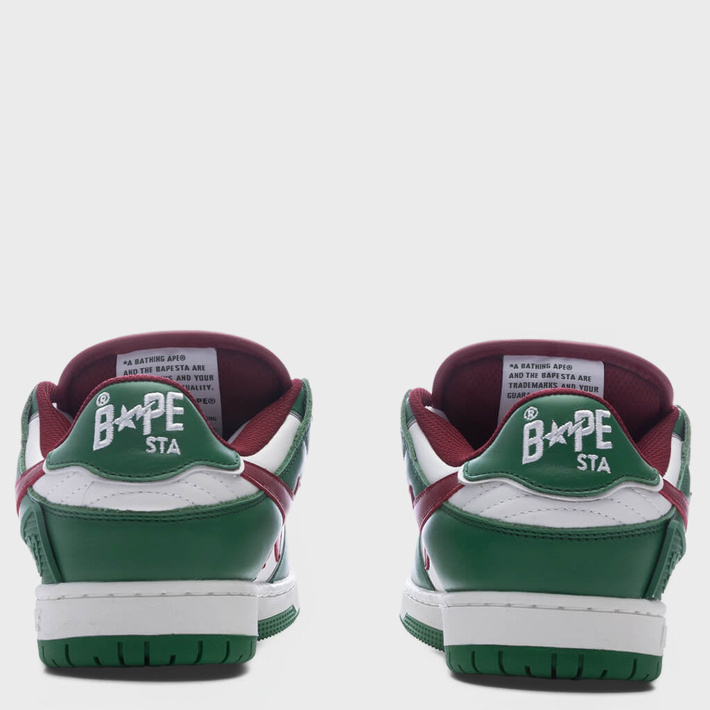 Women's New Bape SK8 STA #1 - Green