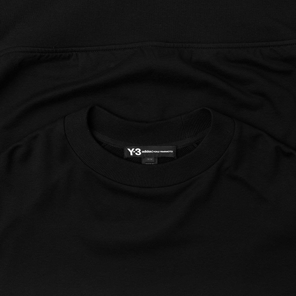 Mens Yohji Skull Crew Sweatshirt - Black