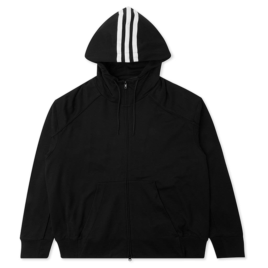 Signature Graphic Full Zip Hoodie - Black