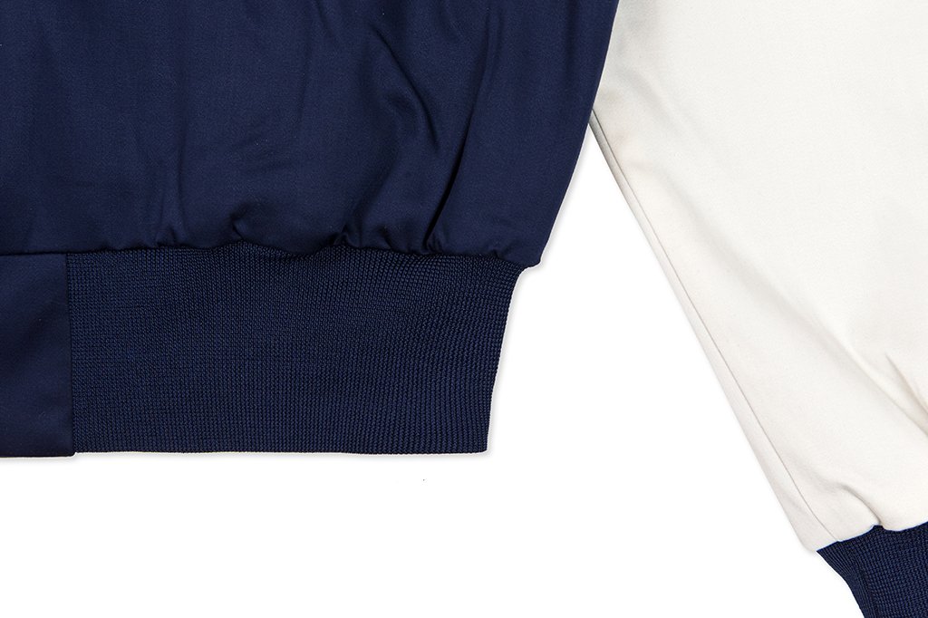 Reversible Sateen Blouson - Night Indigo/Champagne