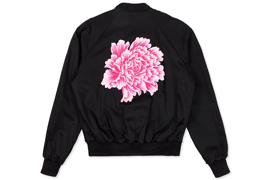Reversible Sateen Blouson - Night Indigo/Champagne