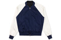 Reversible Sateen Blouson - Night Indigo/Champagne