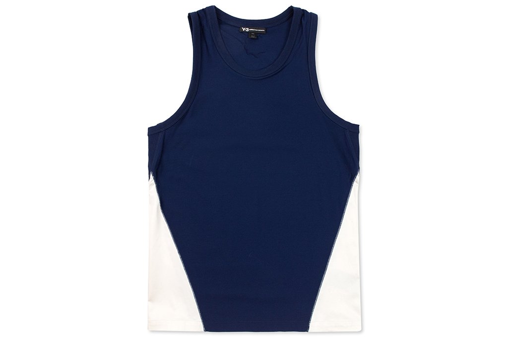 Sateen Mix Tank - Night Indigo/Champagne