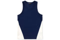 Sateen Mix Tank - Night Indigo/Champagne
